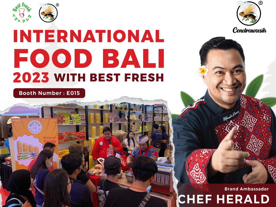 CENDRAWASIH KOLABORASI DENGAN BESTFRESH DI EVENT BALI INTERFOOD
