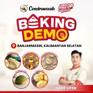 cap cendrawasih baking demo banjarmasin