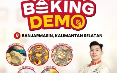 Cap Cendrawasih Sukseskan Baking Demo Spesial di Banjarmasin Bersama Bahankoe