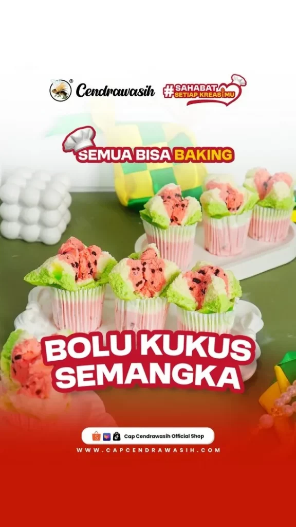 Resep Bolu Kukus Semangka