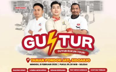 GUNTUR ( Guyub Rukun Tour ), Cap Cendrawasih Bersama Taman Pondok Jati Berkolaborasi Hadirkan Baking Demo hingga Bazar UMKM