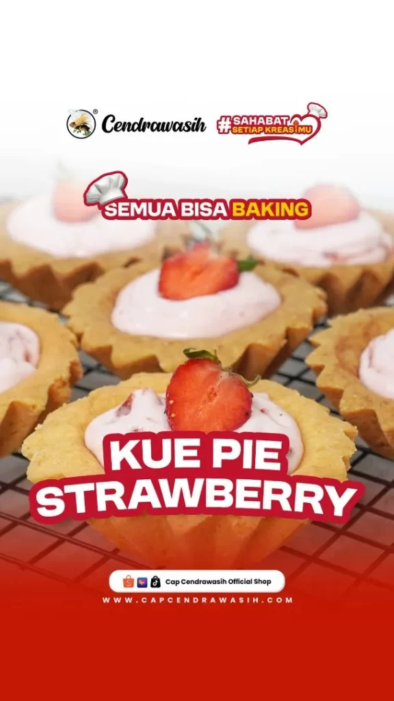 Resep Kue Pie Strawberry