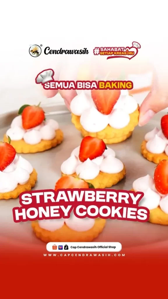 Strawberry Honey Cookies